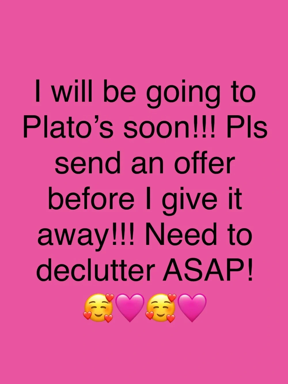 Closet Declutter!!! Send offers!!!